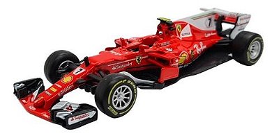 Miniatura Fórmula 1 F1 Ferrari Sf70h #7 Metal 1:43 Burago