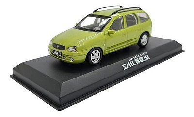Miniatura Chevrolet Corsa Wagon Verde Metal 1:43