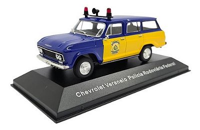 Miniatura Chevrolet Veraneio Polícia Prf Metal Ixo 1:43