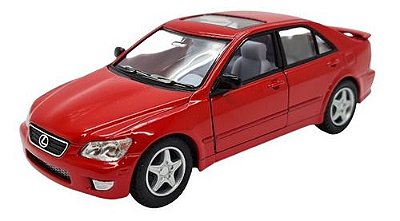 Miniatura Lexus Is 300 Vermelho Metal 1:36