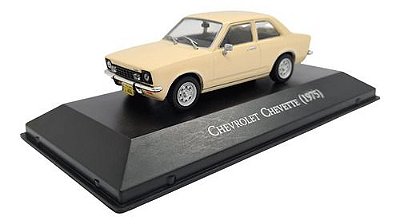 Miniatura Chevrolet Chevette 1975 Bege Inesquecíveis 1:43