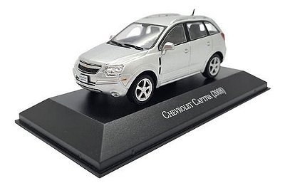 Miniatura Chevrolet Captiva 2008 Prata Inesquecíveis 1:43