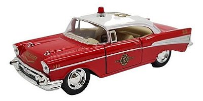 Miniatura Chevrolet Bel Air 1957 Bombeiro Metal 1:40