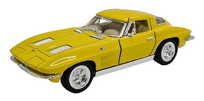 Miniatura Chevrolet Corvette Sting Ray 1963 Metal 1:36