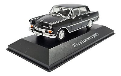 Miniatura Willys Itamaraty 1967 Preto Metal Scala 1:43