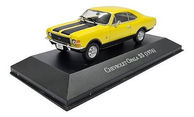 Miniatura Chevrolet Opala Ss 1976 Amarelo Coleção Metal 1:43