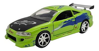 Miniatura Mitsubishi Eclipse Velozes E Furiosos Metal 1:32