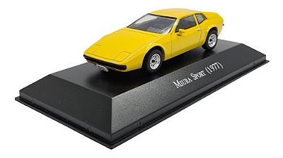Miniatura Miura Sport 1977 Amarelo Metal Inesquecíveis 1:43