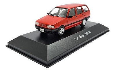 Miniatura Fiat Elba 1986 Vermelho Metal 1:43