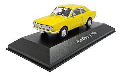 Miniatura Ford Corcel 1970 Amarelo Metal Inesquecíveis 1:43