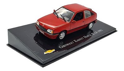 Miniatura Chevrolet Kadett Sl 1.8 1991 Vermelho Metal 1:43