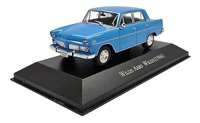 Miniatura Willys Aero Willys 1966 Azul Metal 1:43