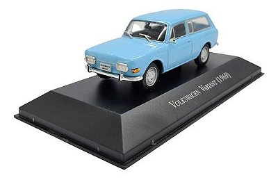 Miniatura Volkswagen Variant 1969 Azul Metal 1:43