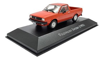 Miniatura Volkswagen Saveiro 1982 Vermelho Metal 1:43