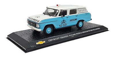 Miniatura Chevrolet Veraneio Patamo Policia Militar Rj 1:43