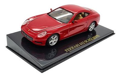 Miniatura Ferrari 612 Scaglietti Vermelho Coleção Metal 1:43