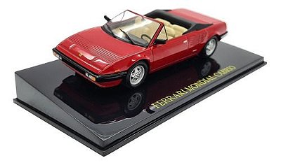 Miniatura Ferrari Mondial Cabrio Vermelho Coleção Metal 1:43