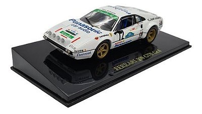 Miniatura Ferrari 308 Gtb Gr. 4 Branco Coleção Metal 1:43
