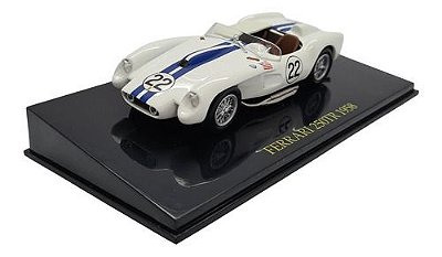 Miniatura Ferrari 250 Tr 1958 Branco Coleção Metal 1:43