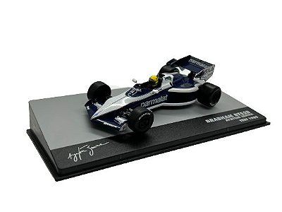 Miniatura Fórmula 1 Brabham Ayrton Senna Test 83 Metal 1:43