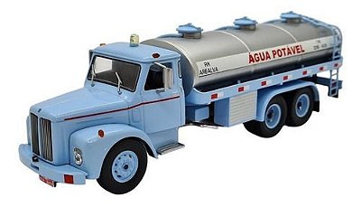 Miniatura Caminhão Scania 110 Tanque Água Potável Metal 1:43