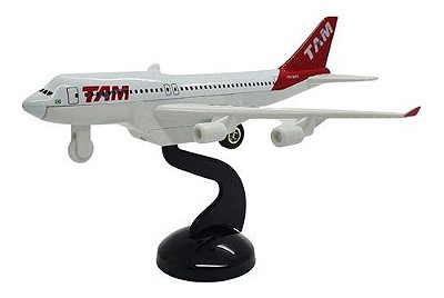 Miniatura Avião Airbus A 380 Tam Metal 1:500