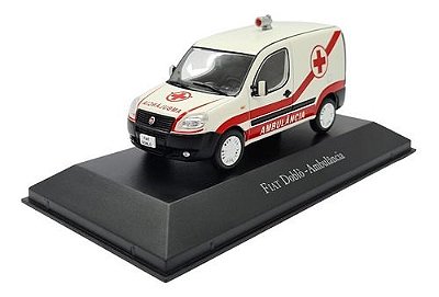 Miniatura Fiat Doblo Ambulância Metal Serviços 1:43