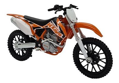 Miniatura Moto Cross Ktm 450 Sx Metal 1:18