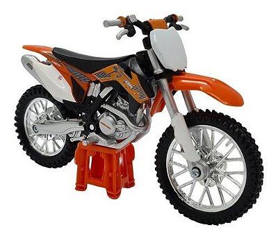 Miniatura Moto Cross Ktm 450 Sx-f Metal 1:18