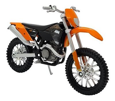 Miniatura Moto Cross Ktm 450 Exc Metal 1:18
