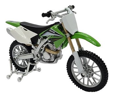Miniatura Moto Cross Kawasaki Kx 250f Metal 1:18
