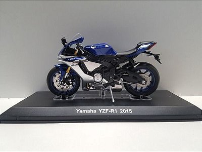 Miniatura Moto Yamaha Yzf-r1 2015 Metal 1:18
