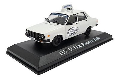 Miniatura Dacia 1300 Bucarest 1980 Taxi Del Mundo Metal 1:43
