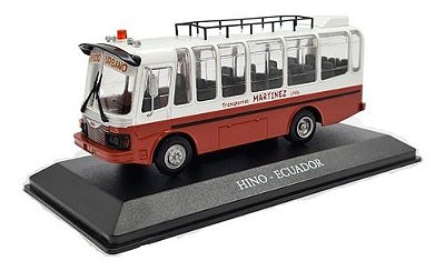 Miniatura Onibus Hino Ecuador Buses Del Mundo Metal 1:72