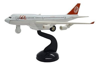 Miniatura Avião Airbus A 380 Gol Metal 1:500