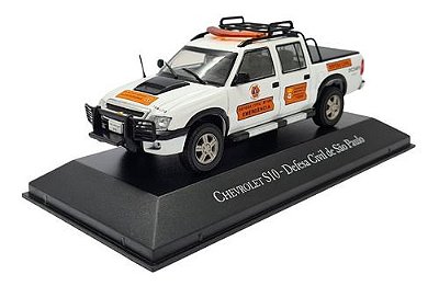 Miniatura Chevrolet S10 Defesa Civil Sp Metal 1:43