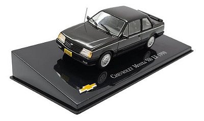 Miniatura Chevrolet Monza 500 Ef 1990 Preto Metal 1:43