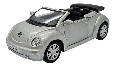 Miniatura Volkswagen New Beetle Conversível 2003 Metal 1:32