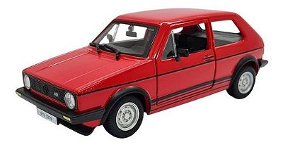 Miniatura Volkswagen Golf Mk1 Gti 1979 Metal 1:24 Burago