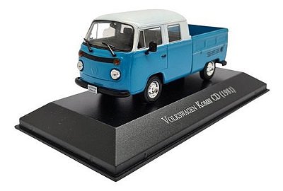Miniatura Volkswagen Kombi Cd 1981 Pickup Azul Metal 1:43
