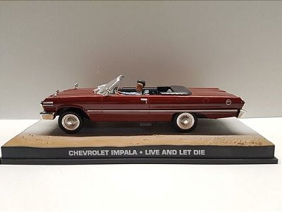 Miniatura Chevrolet Impala 007 Live And Let Die Metal 1:43