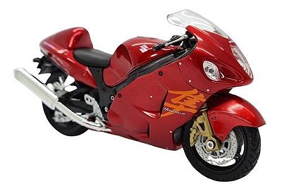 Miniatura Moto Suzuki Hayabusa Gsx 1300r Metal 1:18
