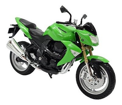 Miniatura Moto Kawasaki Z 1000 2007 Verde Metal 1:18