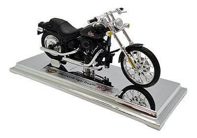 Miniatura Moto Harley Davidson Fxstb Night Train 2002 1:18