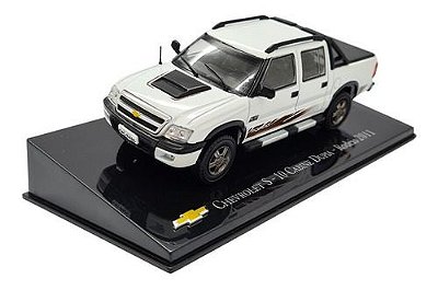 Miniatura Chevrolet S10 Cabine Dupla Rodeio 2011 Metal 1:43