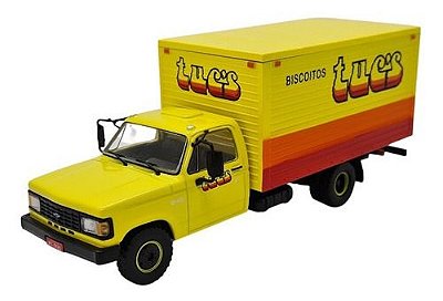 Miniatura Caminhão Chevrolet D40 Baú Biscoitos Tucs 1:43