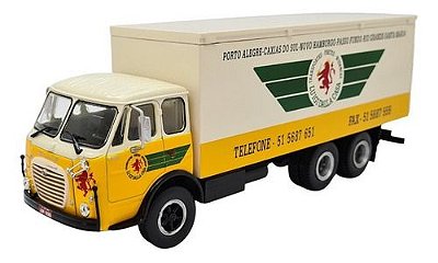 Miniatura Caminhão Fnm Fiat 210 Baú Luigidalla Metal 1:43