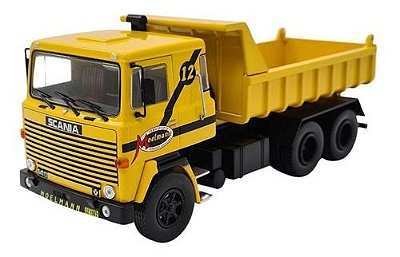 Miniatura Caminhão Scania Lks 140 Caçamba Terraplanagem 1:43