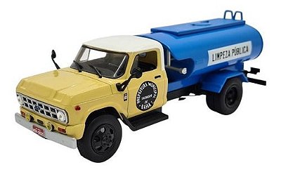 Miniatura Caminhão Chevrolet D60 Limpeza Pública Metal 1:43
