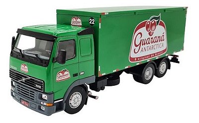Miniatura Caminhão Volvo Fh12 Guaraná Antarctica Verde 1:43